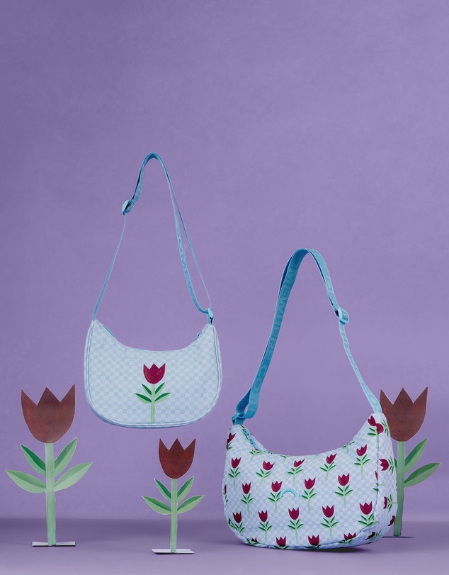 The Somewhere Co - Buy Myself Flowers Small Crescent Bag