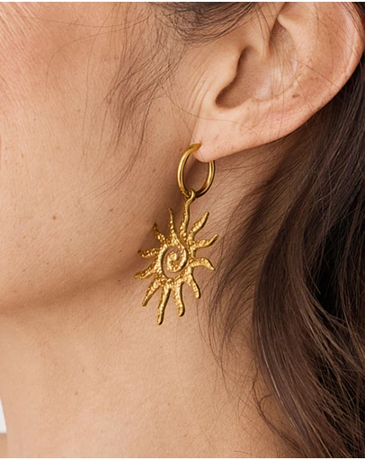 Forcast - Soleil Hoop Earrings