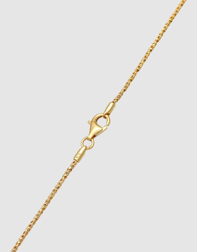 Kuzzoi - ICONIC EXCLUSIVE - Classic Rope Chain Necklace in Gold-Plated 925 Sterling Silver