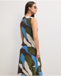 The Fated - Jasmine Mesh Midi Dress