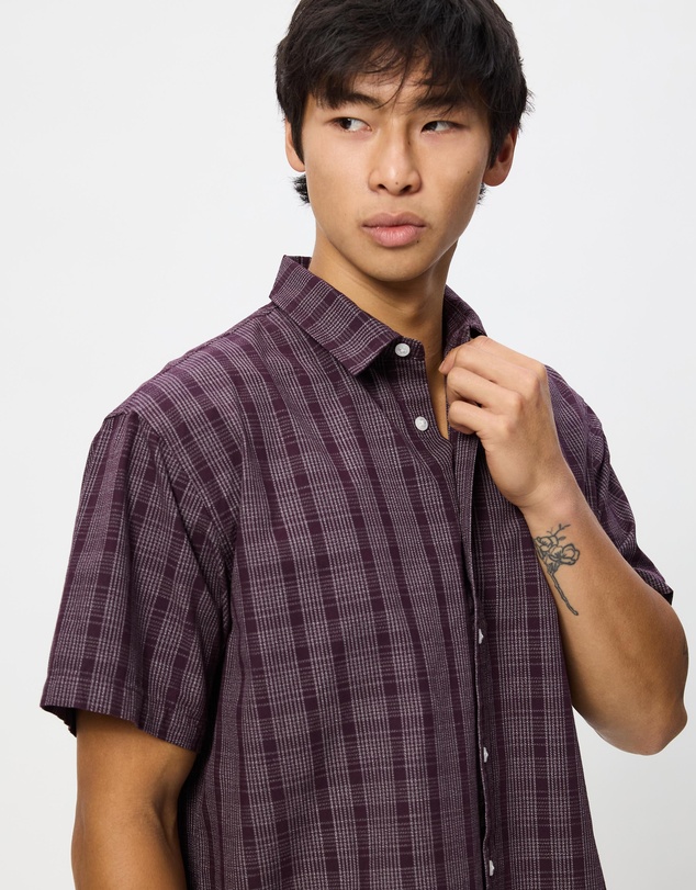 Thrills - Patches Cropped Short Sleeve Shirt
