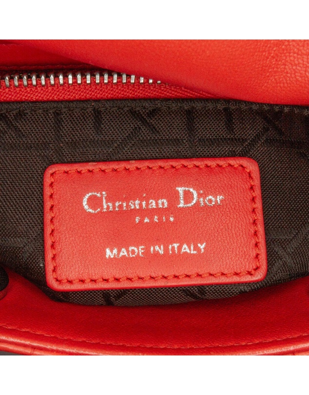 Dior - Pre-Loved Mini Cannage Lambskin Lady Dior