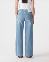 Outland Denim - Mia Mid Wide Jeans