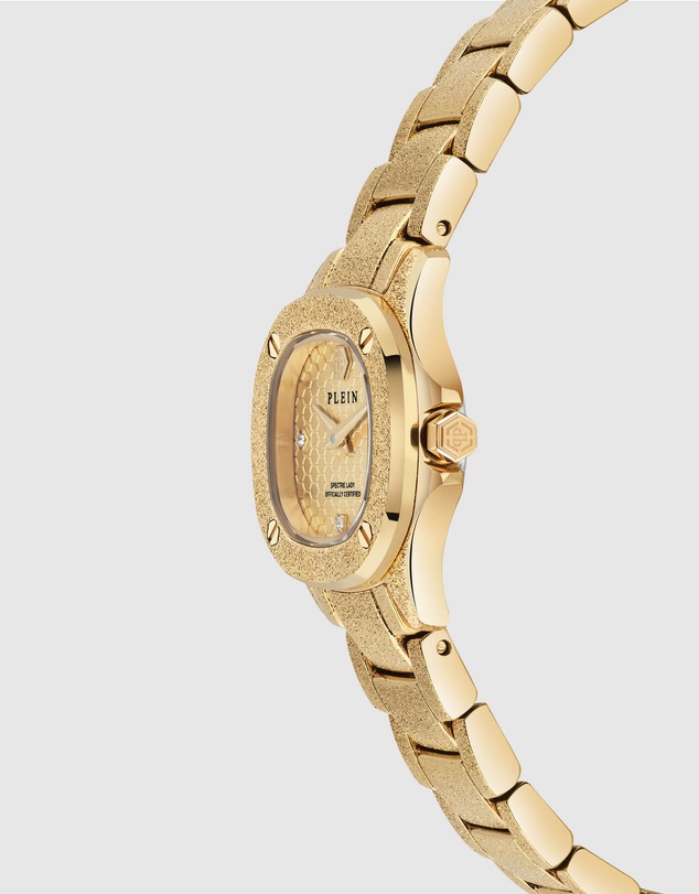 Philipp Plein - THE $PECTRE LADY MINI 23mm Gold-Tone Analogue