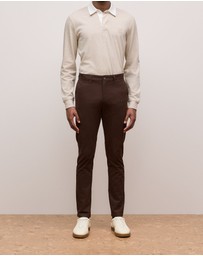 Trenery - Slim Fit Chino in Coffee Bean