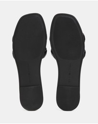 Tommy Hilfiger - Logo Strap Mules - Women's