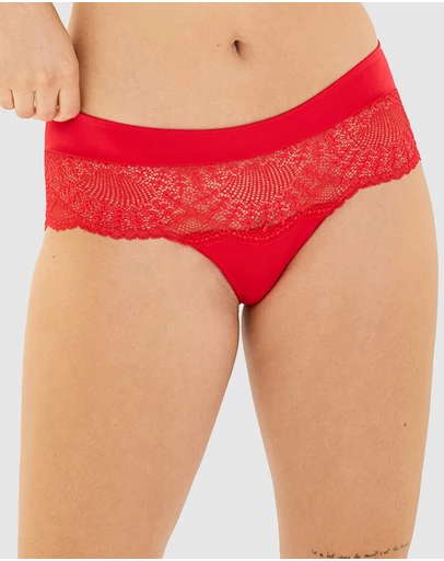 Billet Doux - Fidele Shorty Style Microfibre & Lace Brief