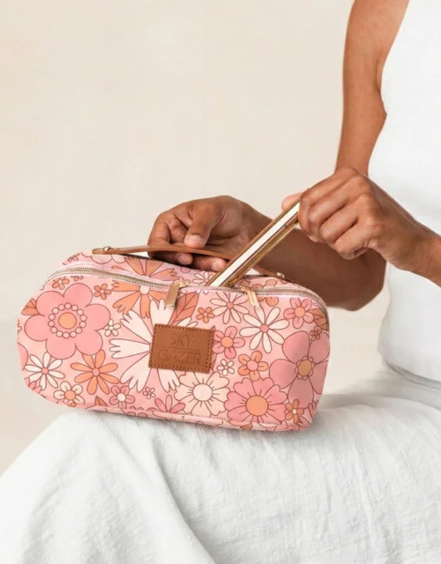 Sky Gazer - Make- Up Bag Flower Power