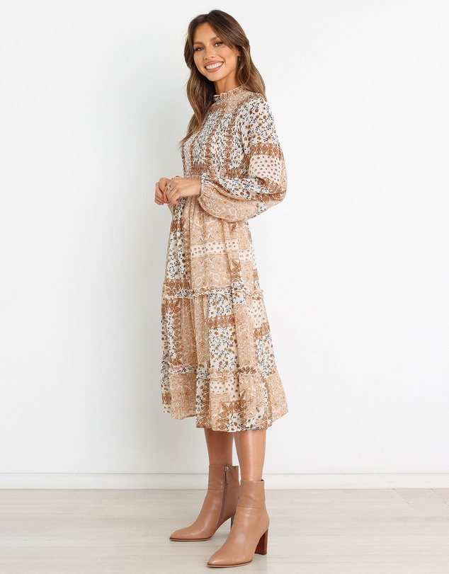 Petal & Pup - Nassia Dress - Brown