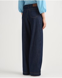David Lawrence - Malta Relaxed Wide Leg Jeans
