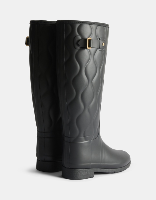 Hunter - Women’s Refined Tall Onion Quilt Black