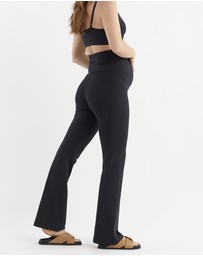 Soon Maternity - Straight Flare Overbelly Leggings