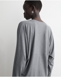 COS - Fluid Jersey Long-Sleeve Top