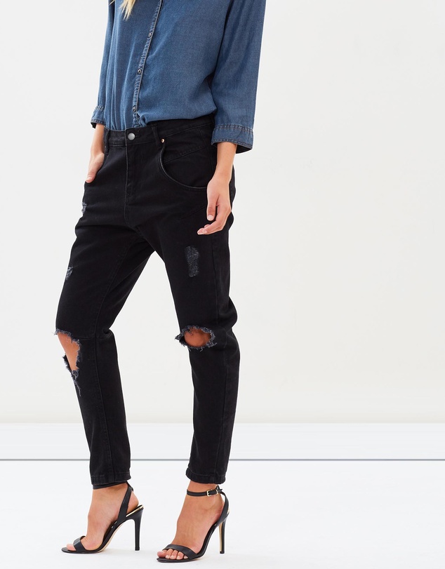 DRICOPER DENIM - Lo-Slung Ripped Jeans