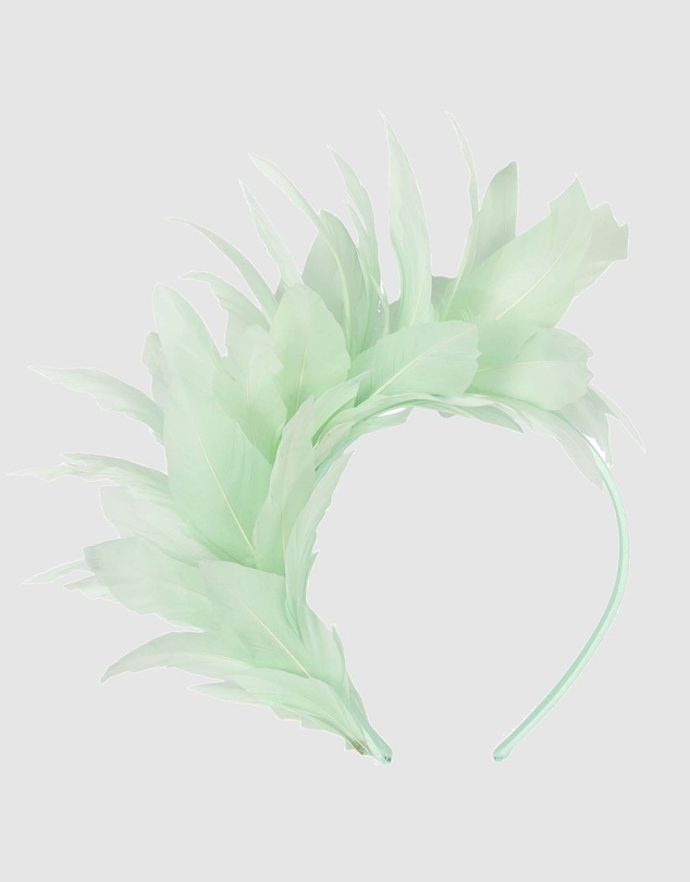 Max Alexander - Modern Mint Green Racing Fascinator