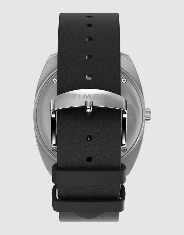 TIMEX - Q Timex® 1975 Enigma 37mm Leather Strap Watch