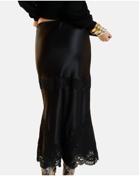 Cynthia Rowley - Satin Lace Skirt