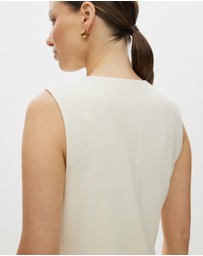 Minima Esenciales - Fika Tailored Midi Dress