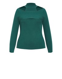 City Chic - Remi Cut Out Jumper