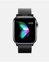 Friendie - Stainless Steel Woven Mesh Loop Band - The Melbourne - Apple Watch Compatible
