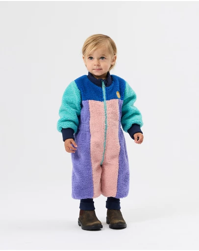 Goldie + Ace - Sherpa Romper Suit - Babies