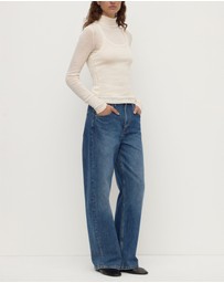 Assembly Label - Nora Merino Wool Layered Turtleneck Top