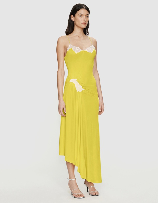 Christopher Esber - Delphin Lace Rib Cami Dress