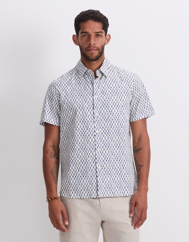 Sportscraft - Guy Short Sleeve Liberty Print Shirt