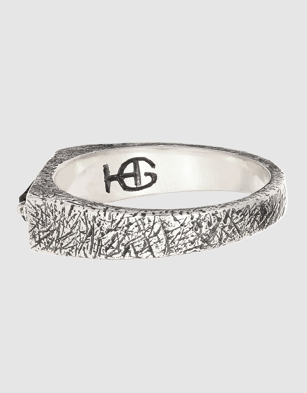 Haze & Glory - ICONIC EXCLUSIVE - Ring Men Signet Onyx Gemstone 925 Sterling Silver