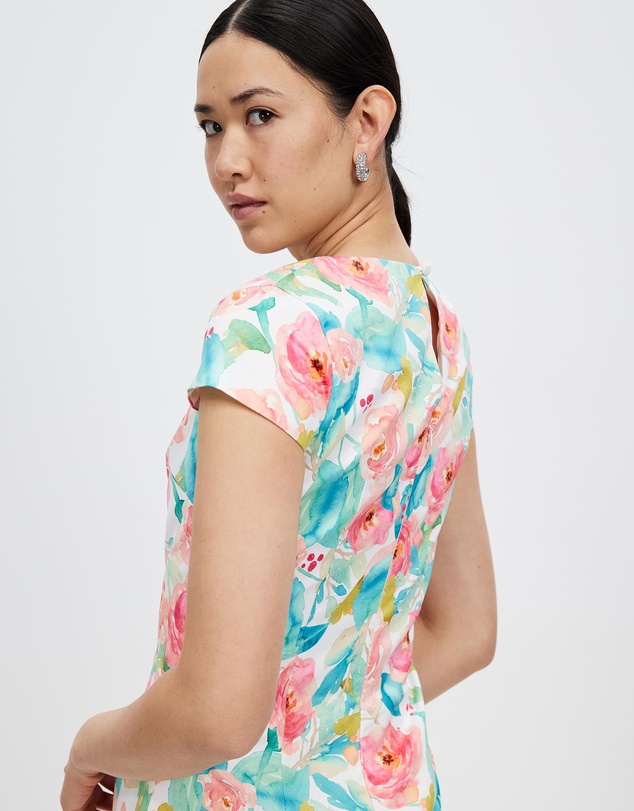 Pink Ruby - Spring Racer Sleeves Dress