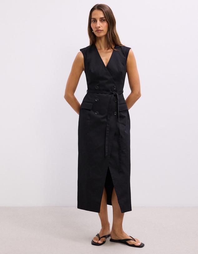 The Fated - Mabel Vest Midi Dress