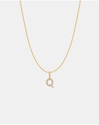 Ania Haie - Ania Haie Gold Letter Q Initial Necklace