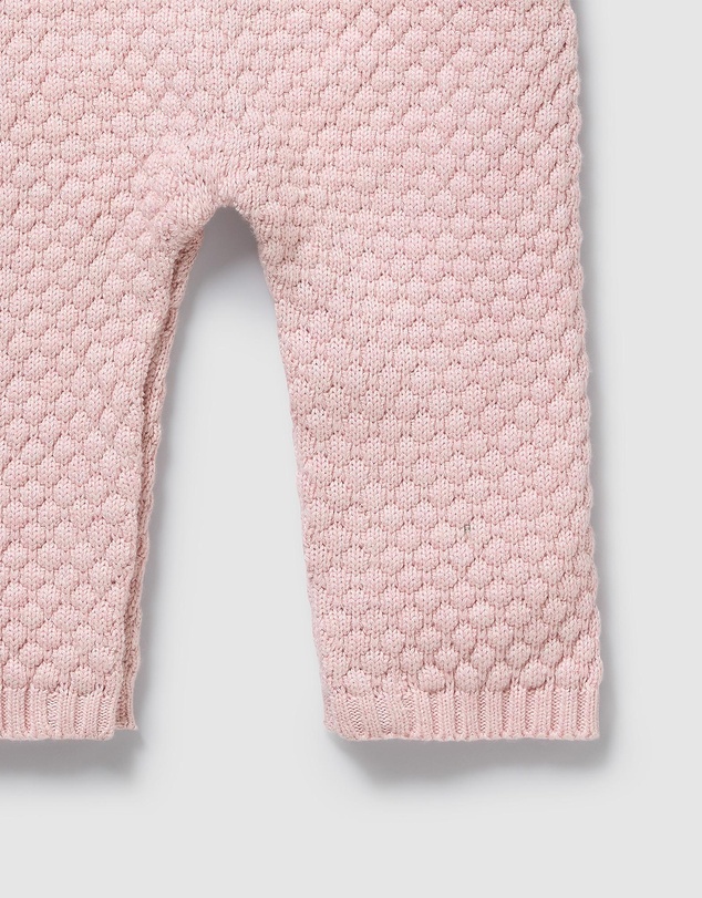 Wilson & Frenchy - Organic Knitted Bauble Ruffle Overalls - Babies