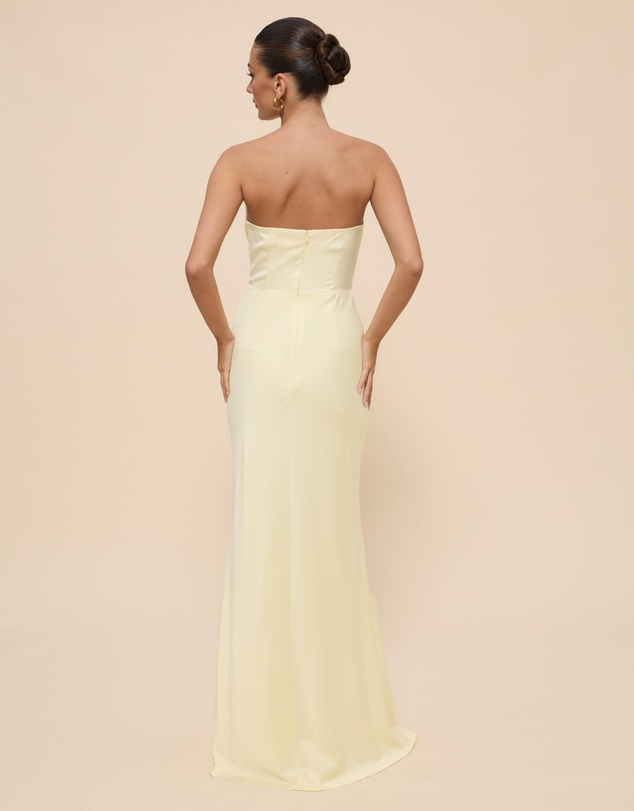 Revibe - Repaired CHANCERY Jada Strapless Corset Maxi Dress - AU 8