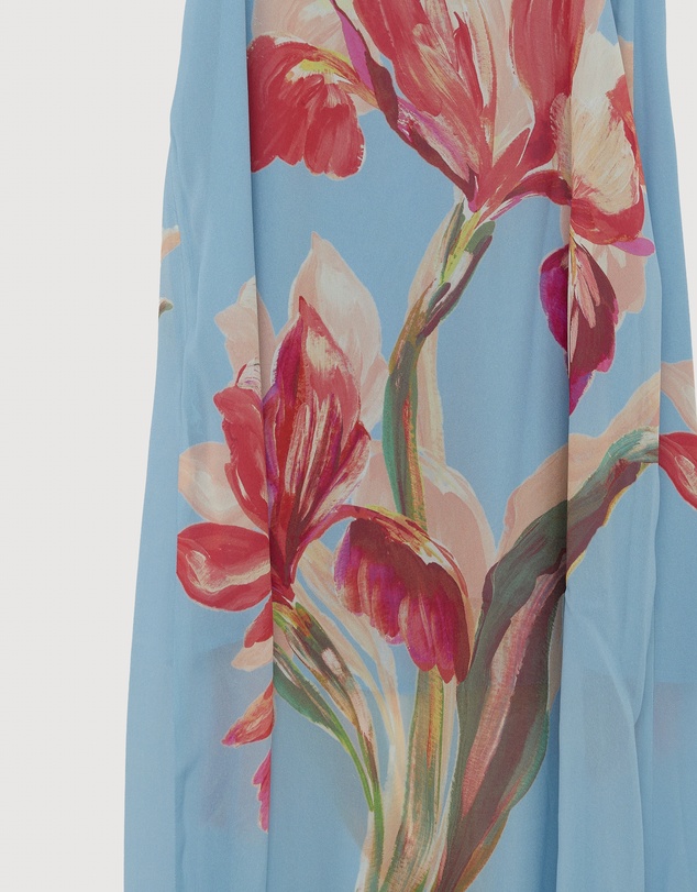 Revibe - Repaired AERE Rosalee Scarf Maxi Dress - AU 10