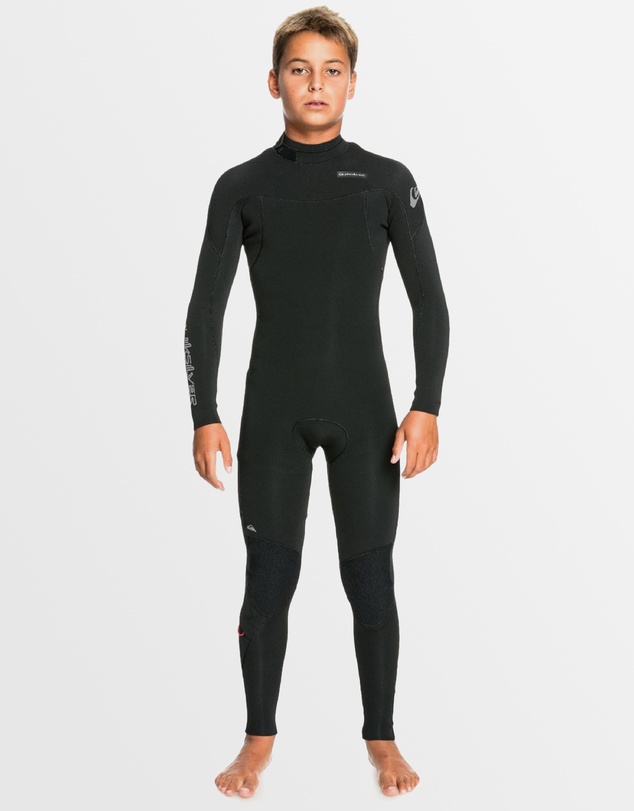 Quiksilver - Boys 8 to 16 3/2mm Everyday Sessions Back Zip Wetsuit