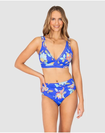 Baku Swimwear - Spice Temple D/DD Cup Longline Bikini Bra Top