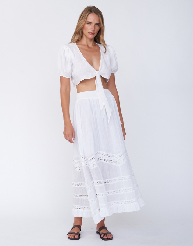 Amelius - Lacey Elasticated Skirt