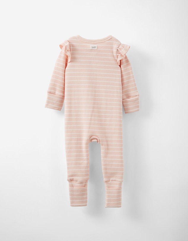 Cotton On Kids - Growie Long Sleeve Rib Romper