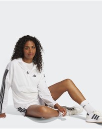 adidas Sportswear - Essentials 3-Stripes Lifestyle Woven Shorts Womens