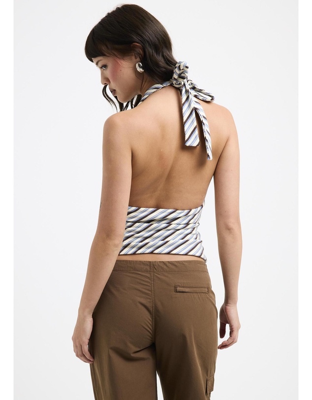 Insight - Danni Stripe Halter Top