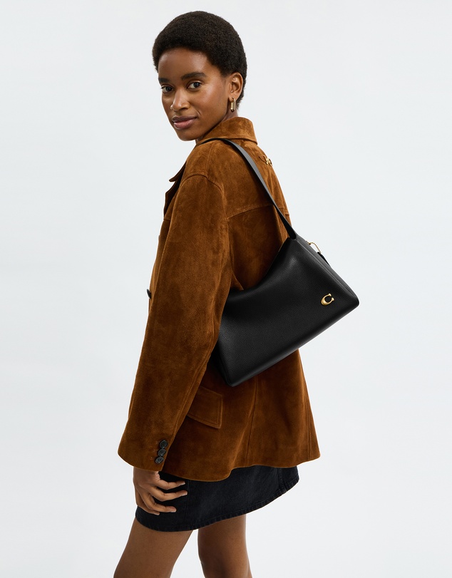 Coach - Polished Pebble Leather Lola Shoulder Bag