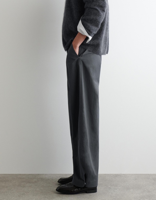 COS - Pima Cotton Barrel-Leg Trousers