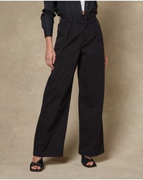 DRICOPER DENIM - Maya Black Wide Leg Pants