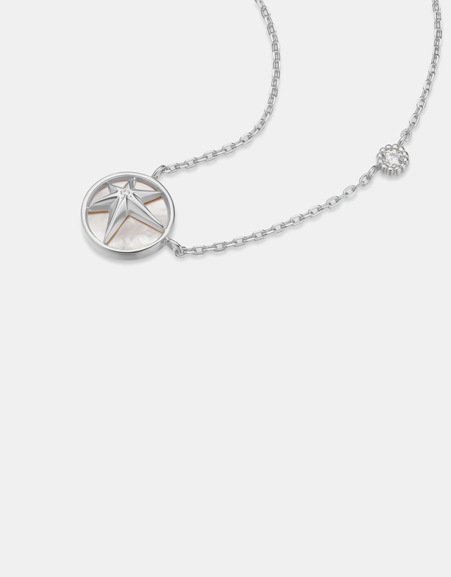 Ania Haie - Ania Haie Silver Starry Mother of Pearl Necklace
