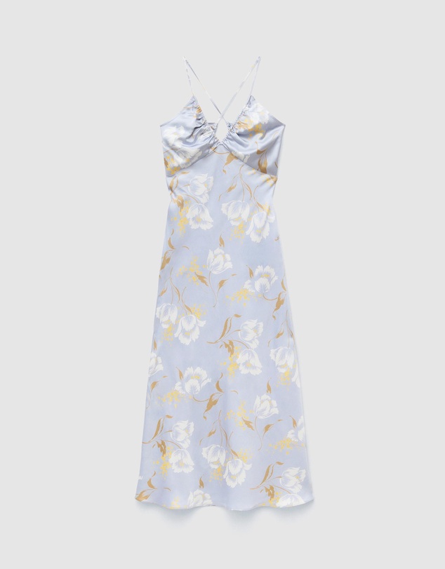 & Other Stories - Satin Slip Midi Dress