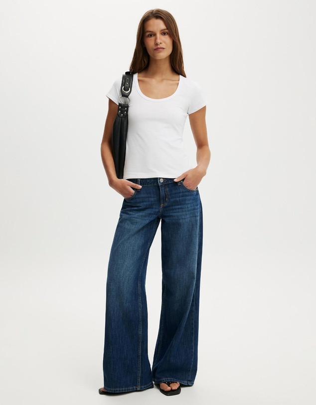 Cotton On - Everyday Smooth Scoop Neck Tee