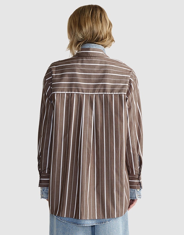 Decjuba - D-Luxe Poplin Stripe Shirt