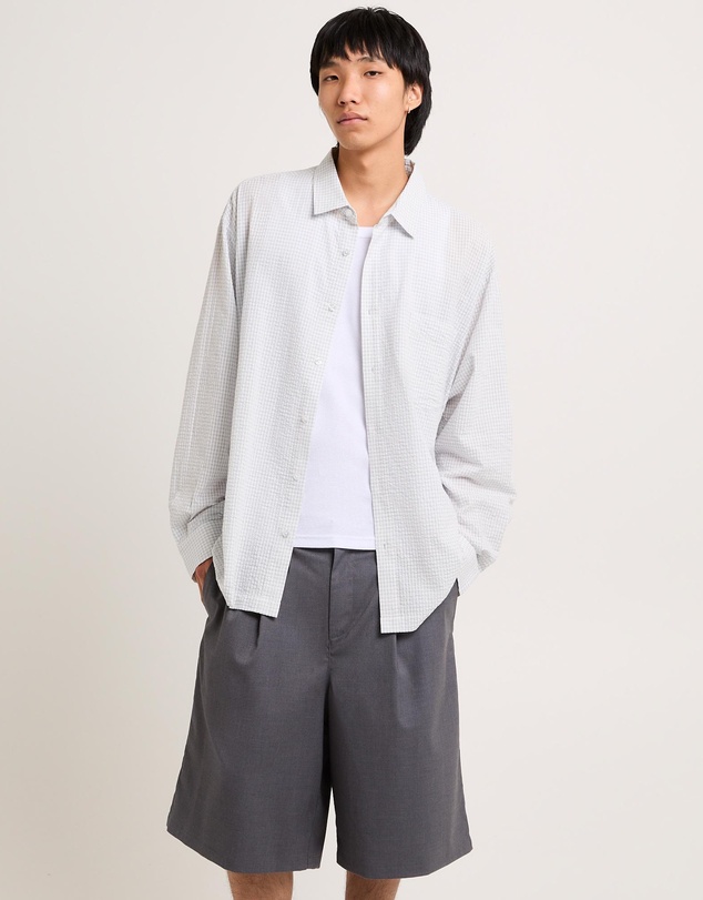 Black Noise White Rain - Mulder Long Sleeve Skate Shirt