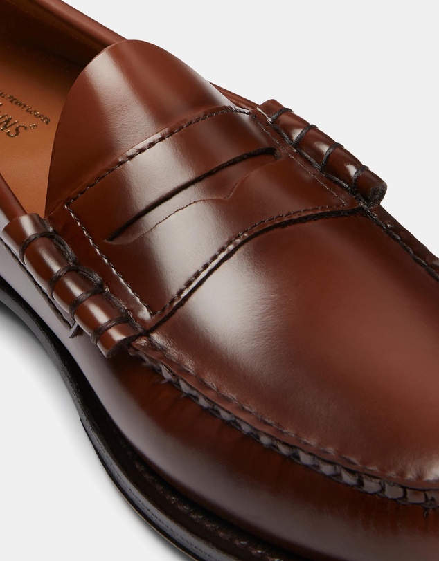 G. H. BASS - ICONIC EXCLUSIVE - Weejun Heritage Larson Moc Penny Loafers